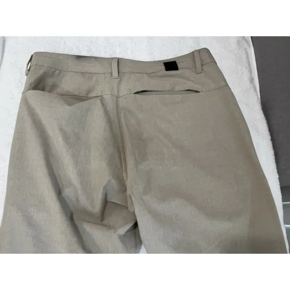 Vuori Aim Chino Pant Men's 28 Stretch khaki Performance Slim Golf Travel